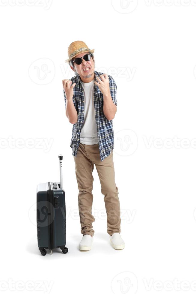 homme avec des bagages photo