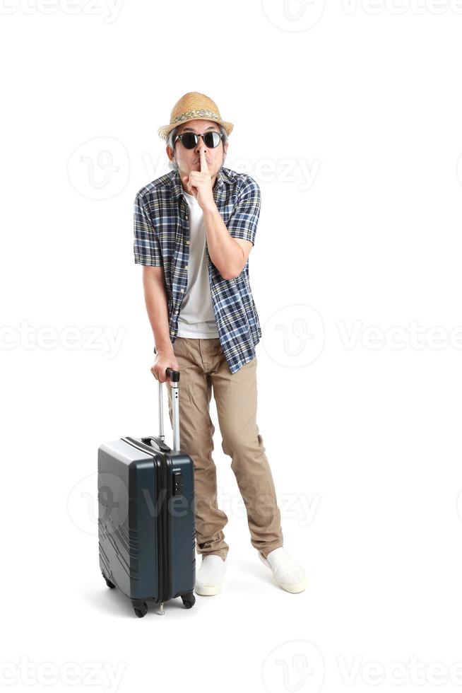 homme avec des bagages photo