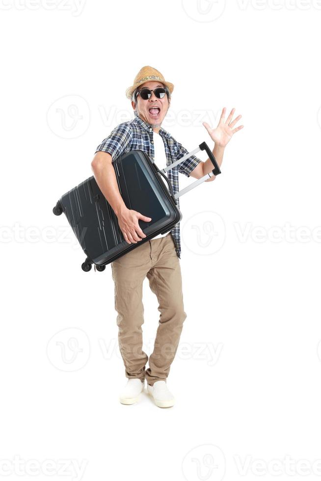 homme avec des bagages photo