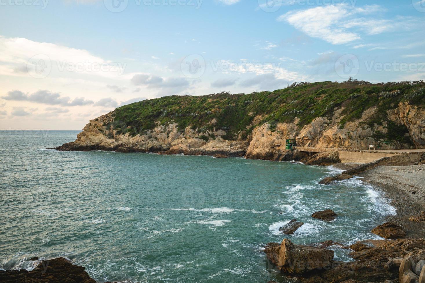 Zone pittoresque de beihai à l'île de beigan, matsu, taiwan photo