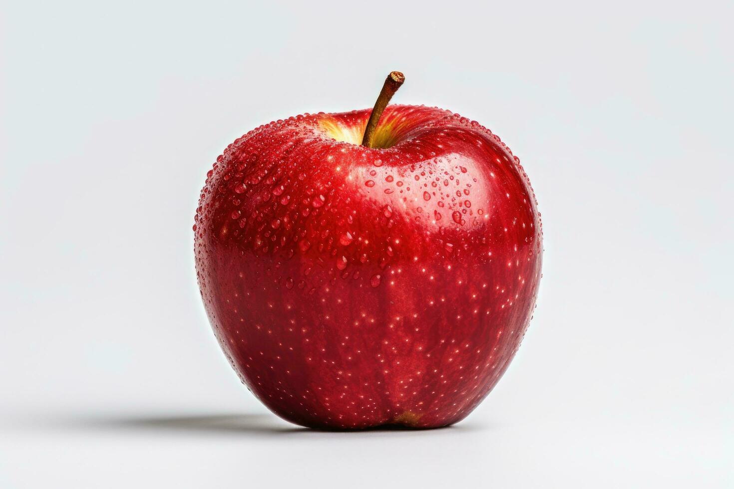 pomme, rouge Pomme isolé sur le Contexte. génératif ai photo