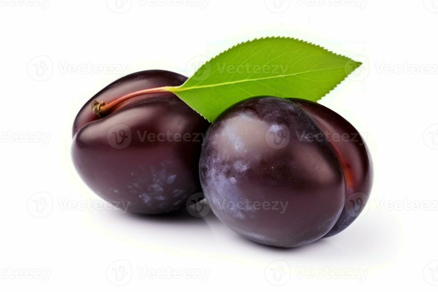 violet prunes. produire ai photo