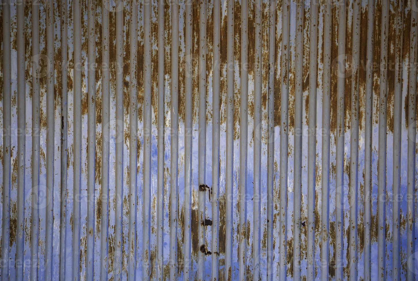 texture de rouille sur le mur en métal photo