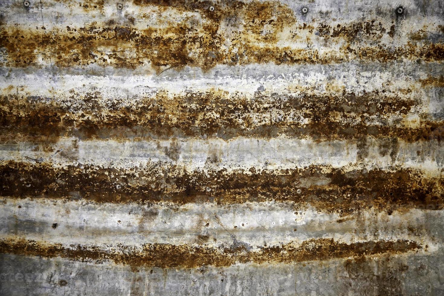 texture de rouille sur le mur en métal photo