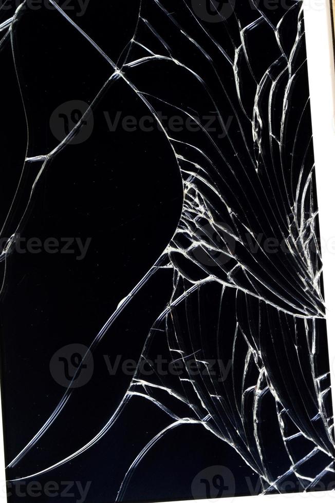 téléphone intelligent avec écran cassé photo