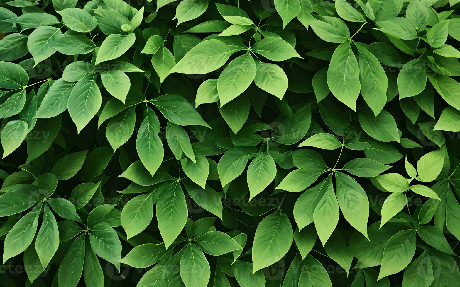 feuille concept Contexte sans couture modèle vert feuillage de printemps été les plantes. ai génératif photo