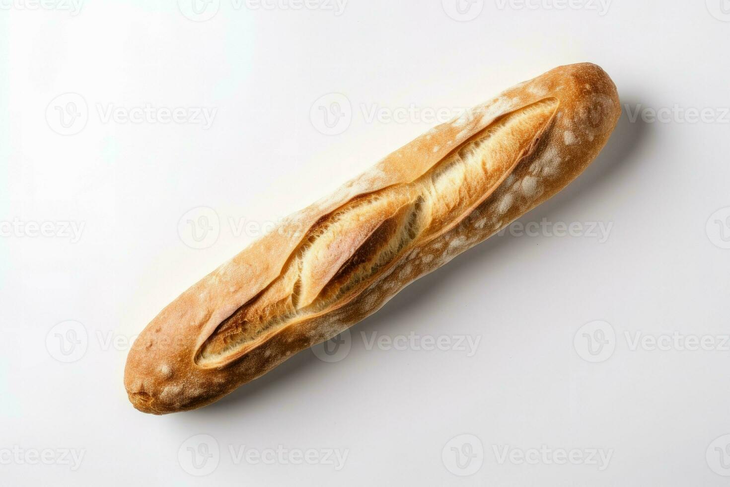 cuit baguette. produire ai photo