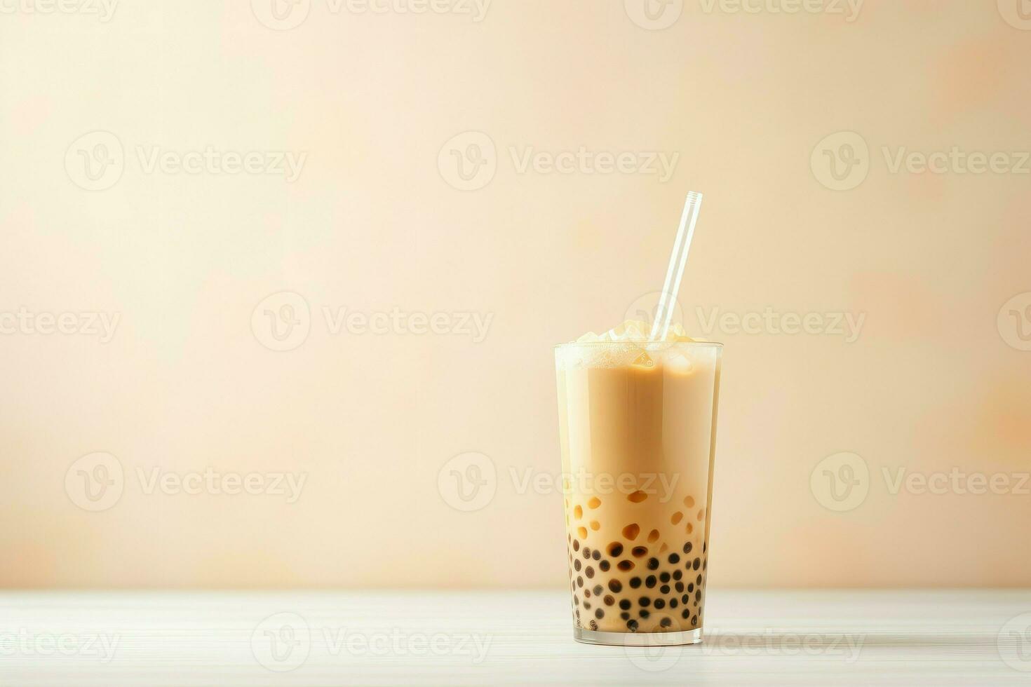 bulle thé Tapioca sucre. produire ai photo