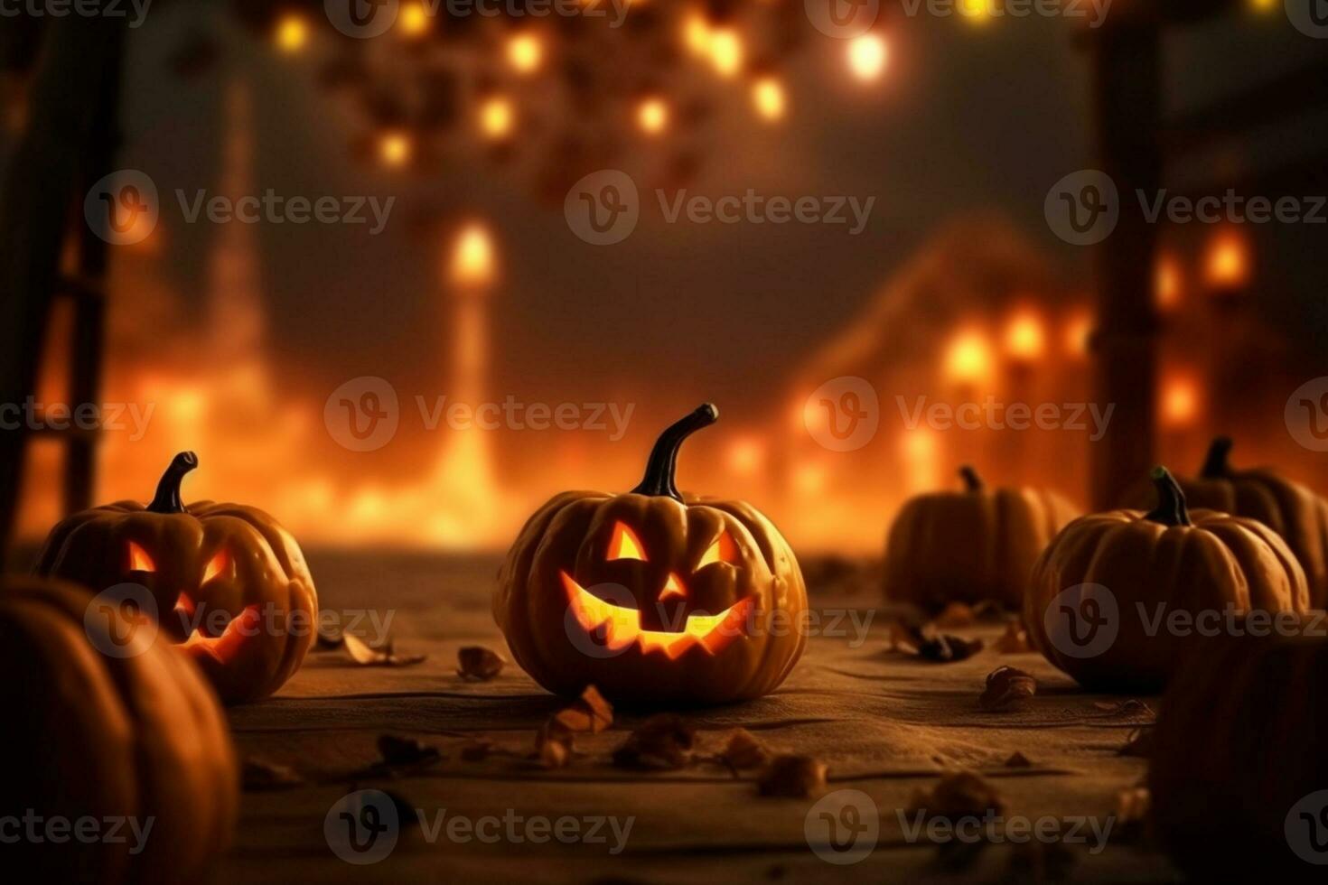 illustration de Halloween arrière-plan.génératif ai photo