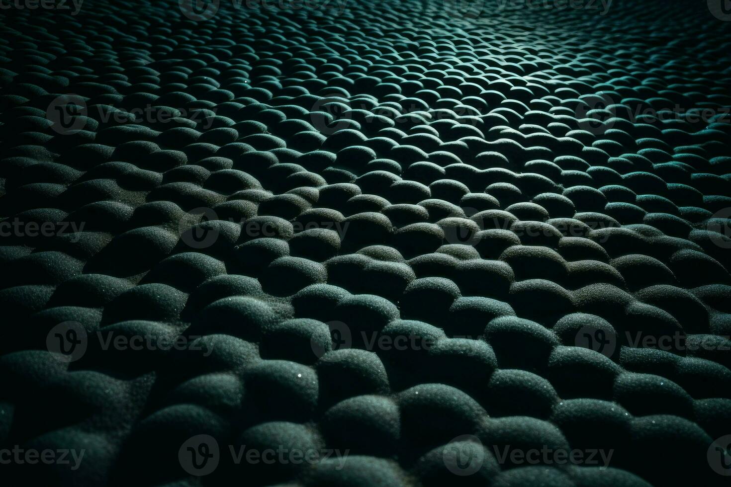 nuit plage des pierres lumières. produire ai photo