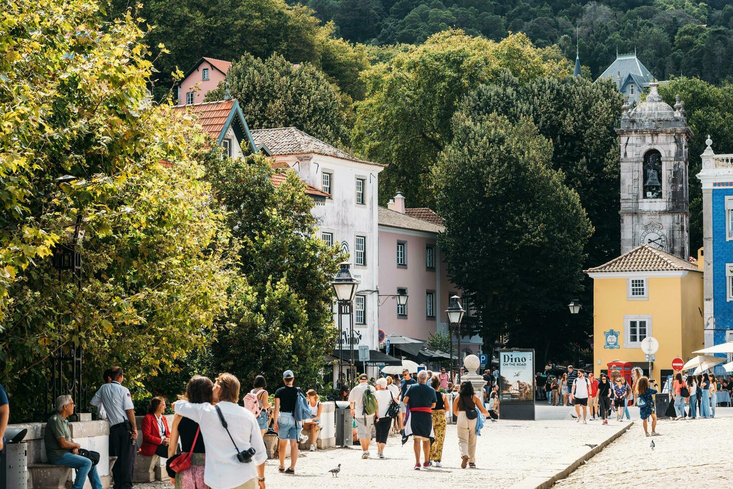 historique Maisons rue vue dans Sintra, le Portugal photo