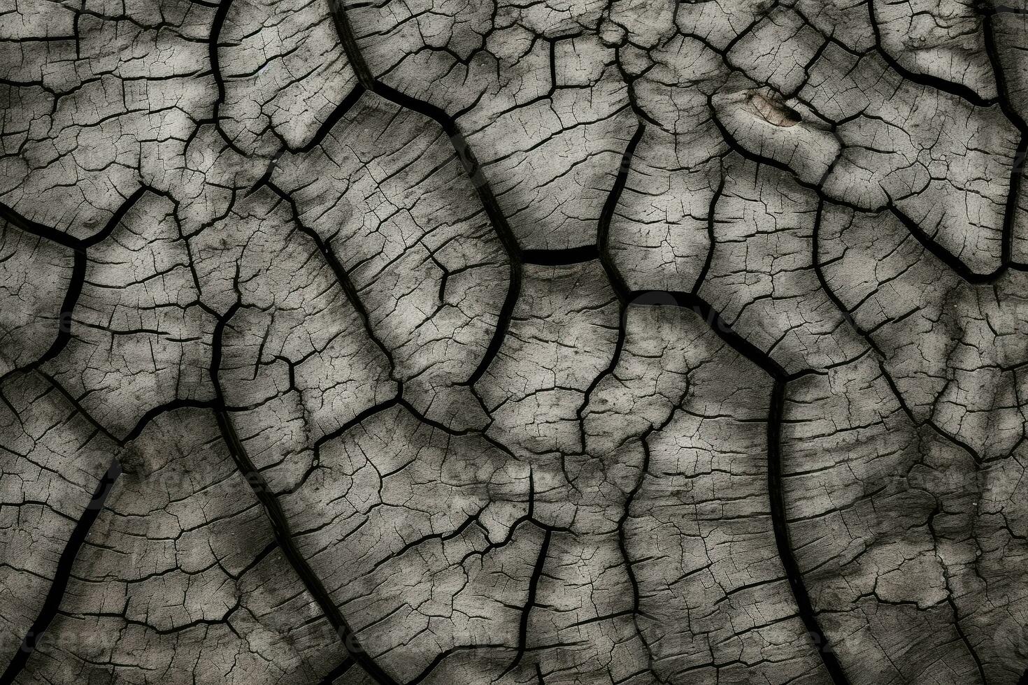 détaillé texture de arbre écorce dans monochrome avec un biologique se sentir, idéal pour environnement campagnes ai génératif photo