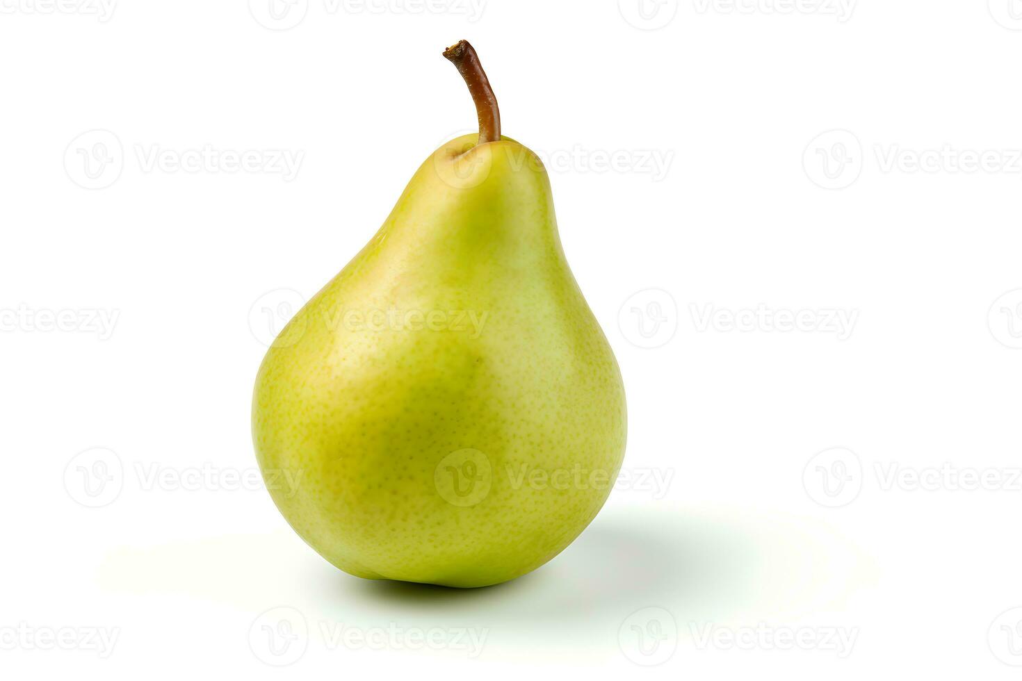 poire fruit isolé sur blanc Contexte ai généré photo