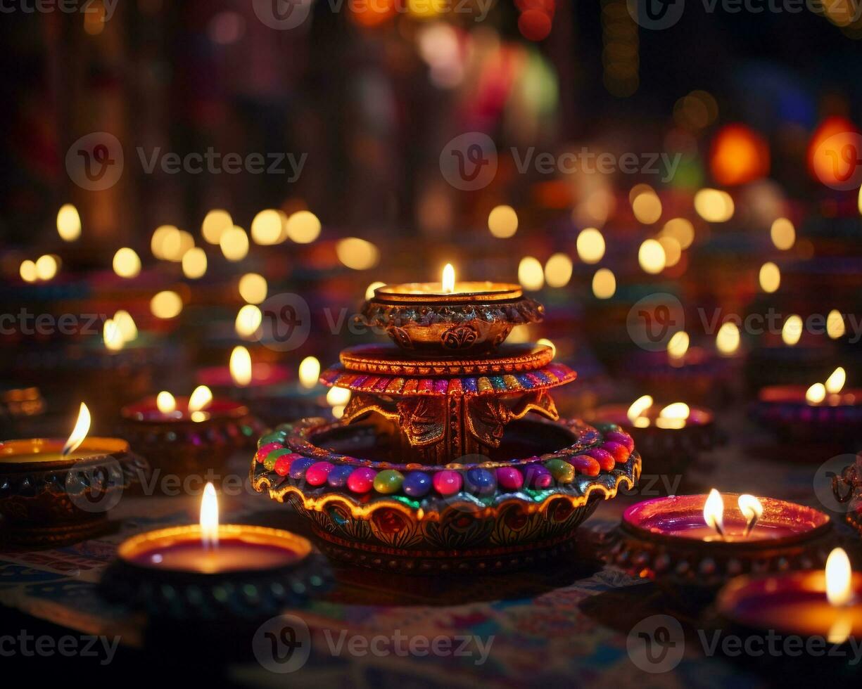 pour le premier temps, diwali Stock images, réaliste Stock Photos
