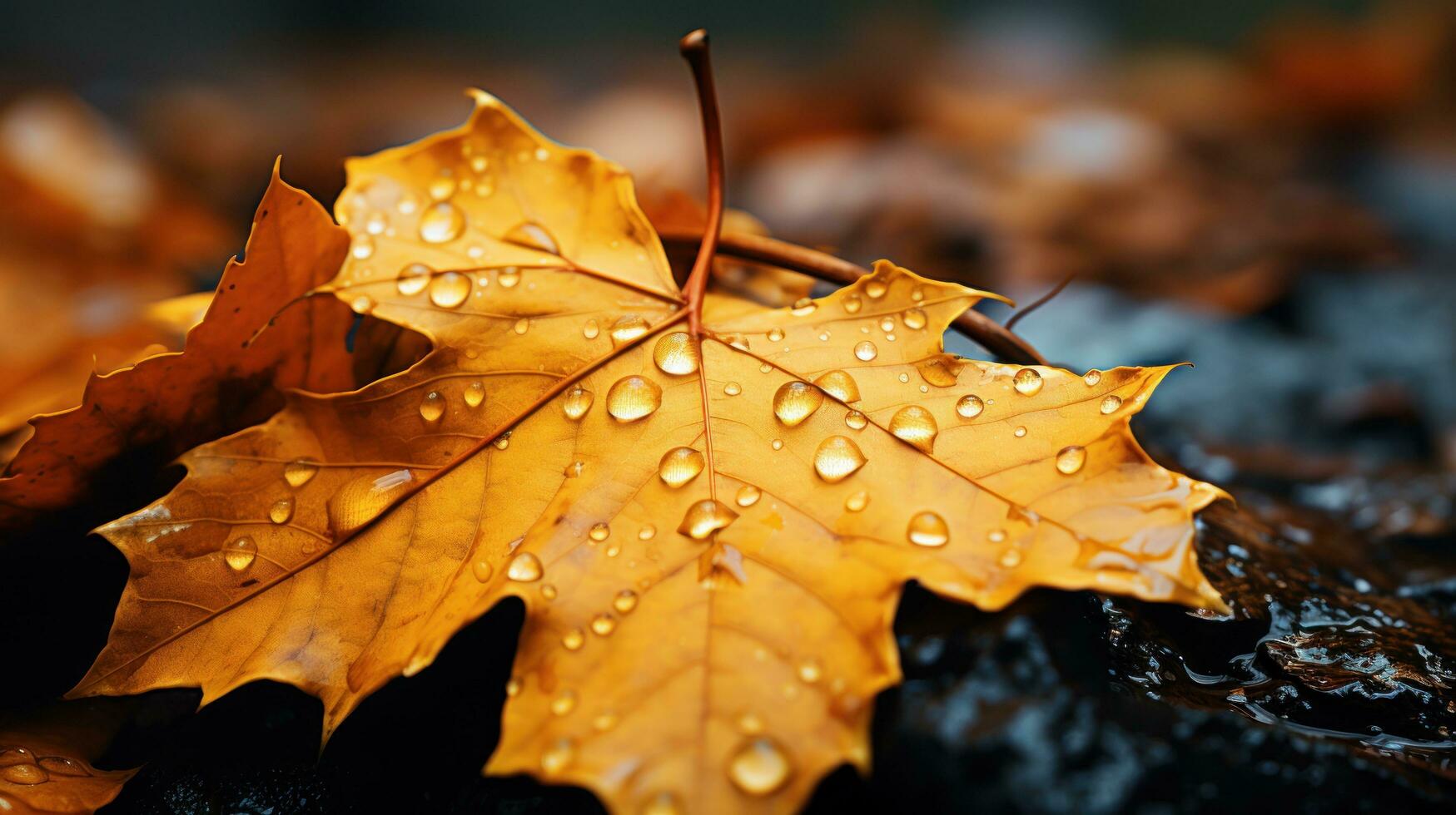 chute des feuilles d'automne photo