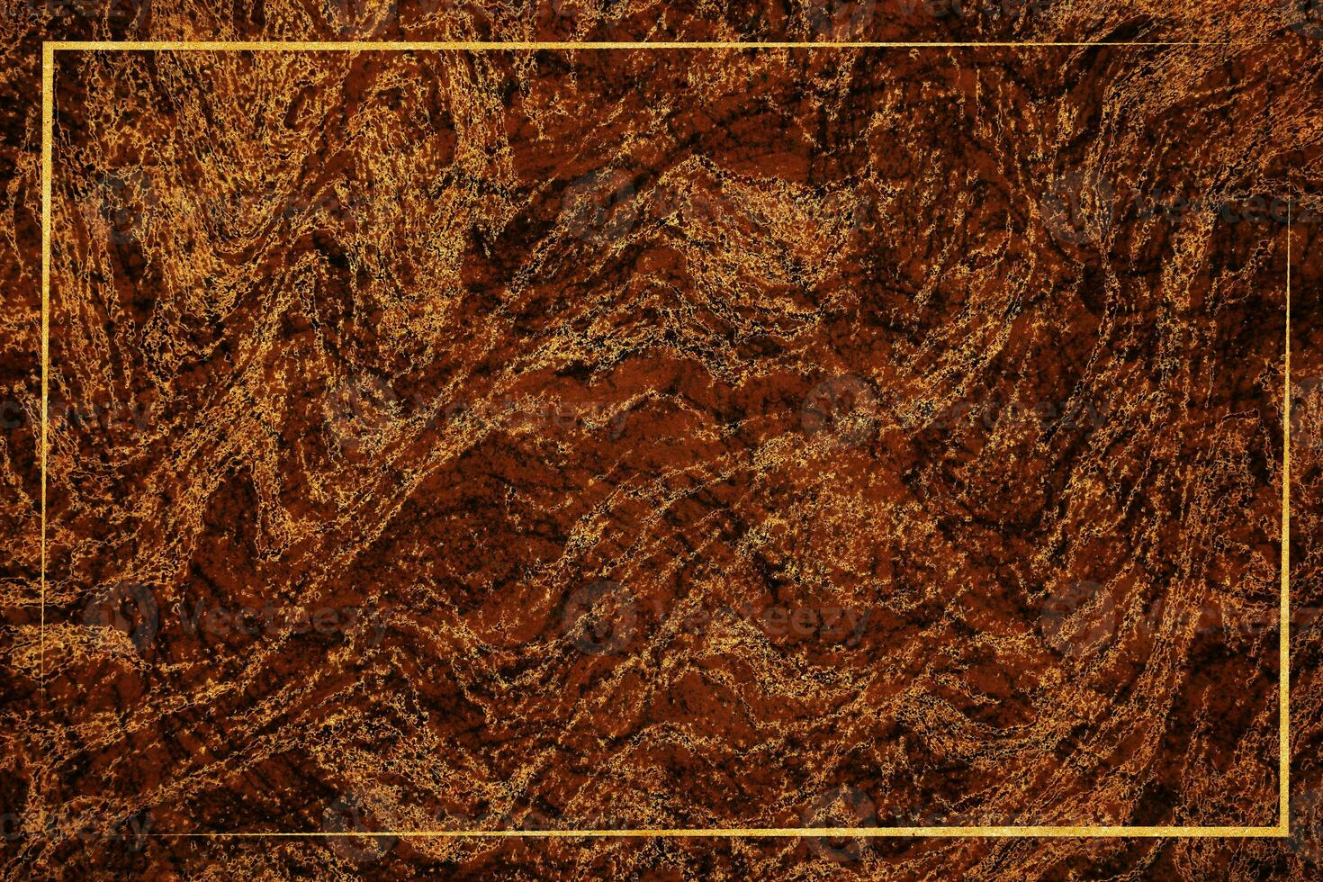 foncé minéral or frontière et noir foncé Orange granit marbre luxe intérieur texture photo