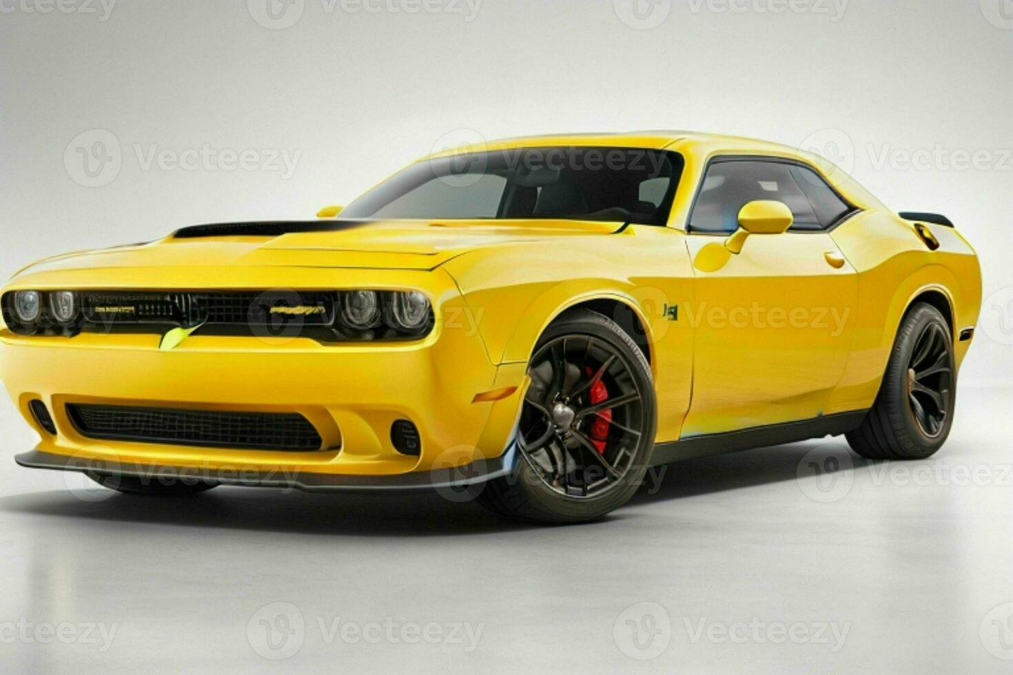 Esquive challenger srt chat de l'enfer yeux rouges muscle auto. pro photo