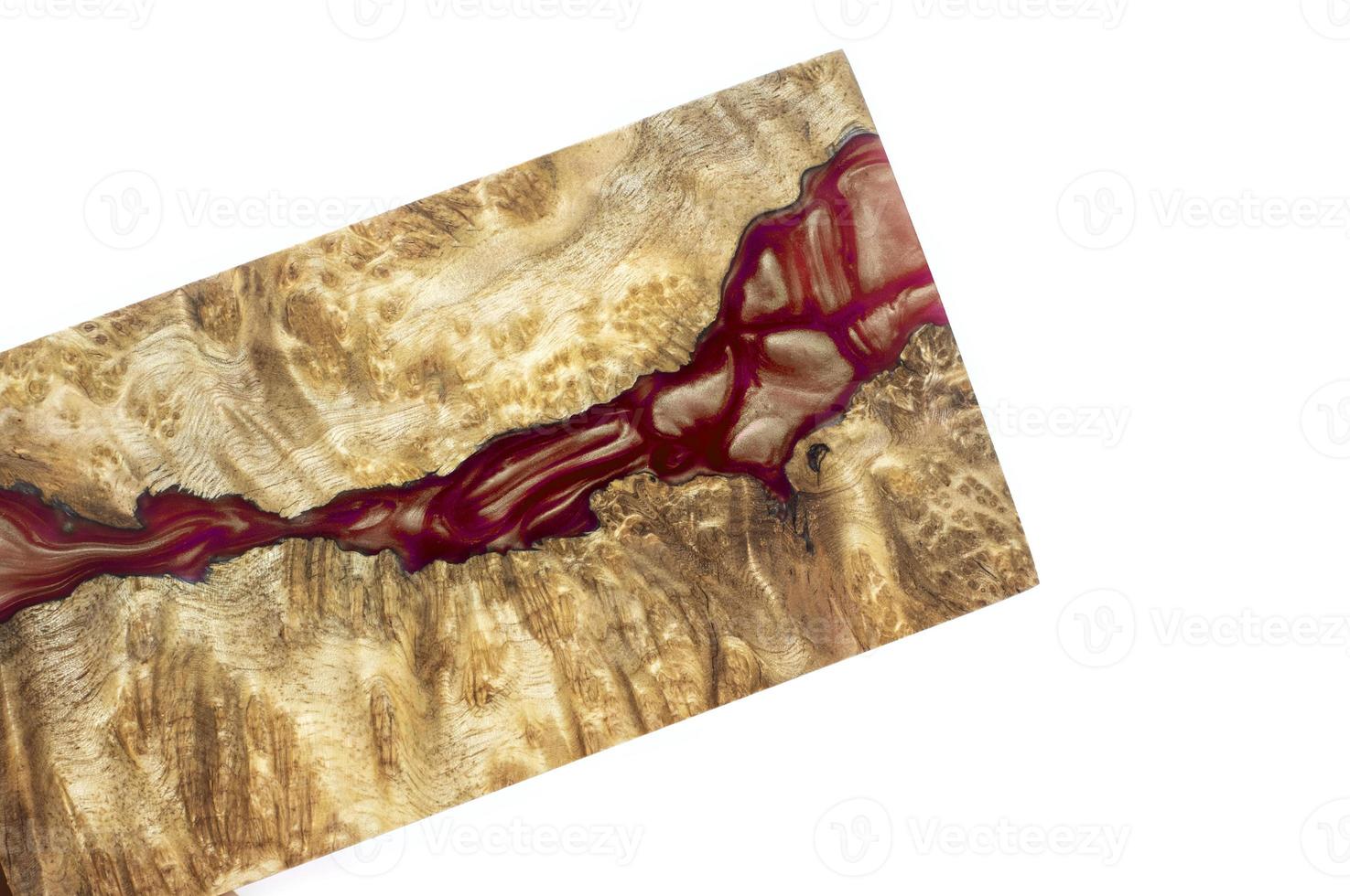 coulée de résine époxy ronce bois texture d'arrière-plan photo