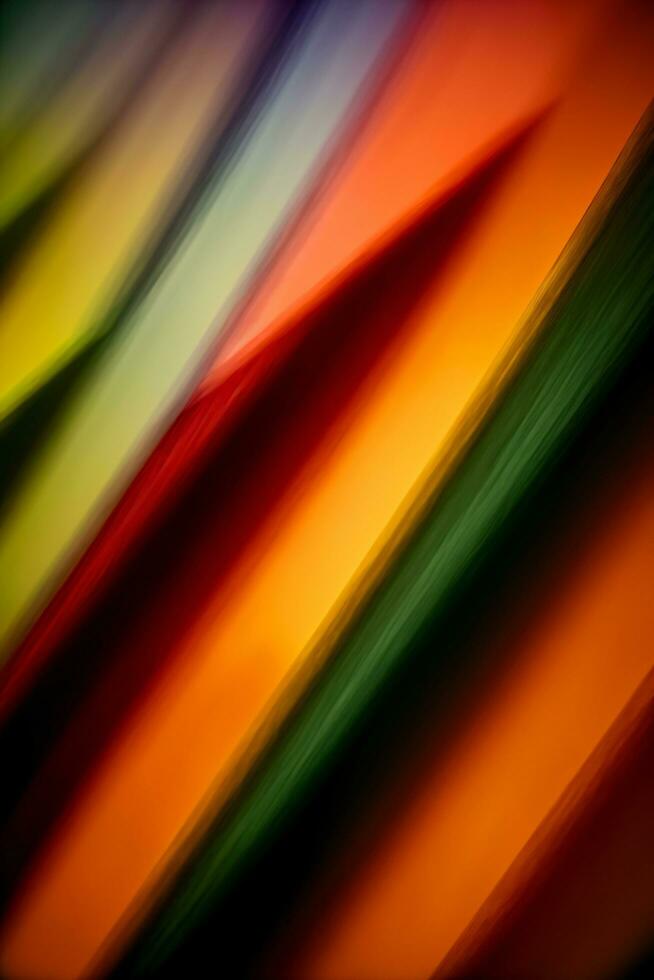une floue image de une multicolore Contexte. ai généré photo