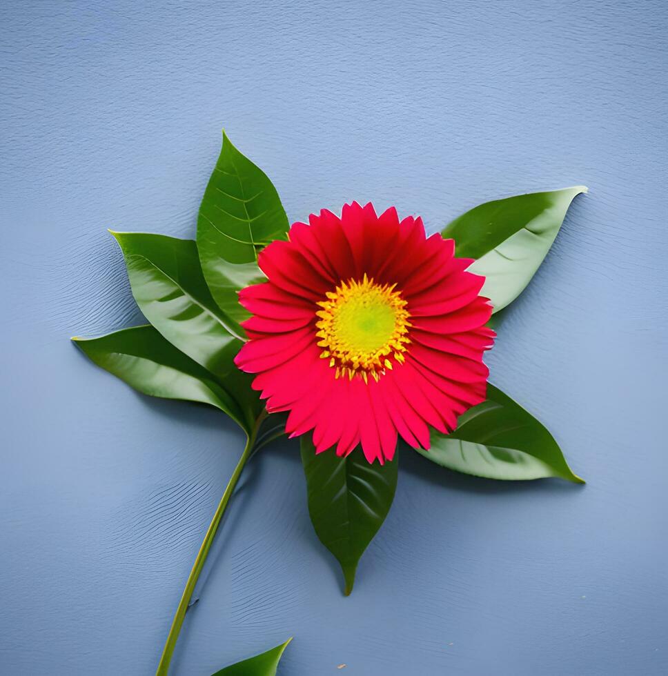 magnifique multicolore fleur fermer la photographie avec Créatif abstrait arrière-plan, génératif ai photo