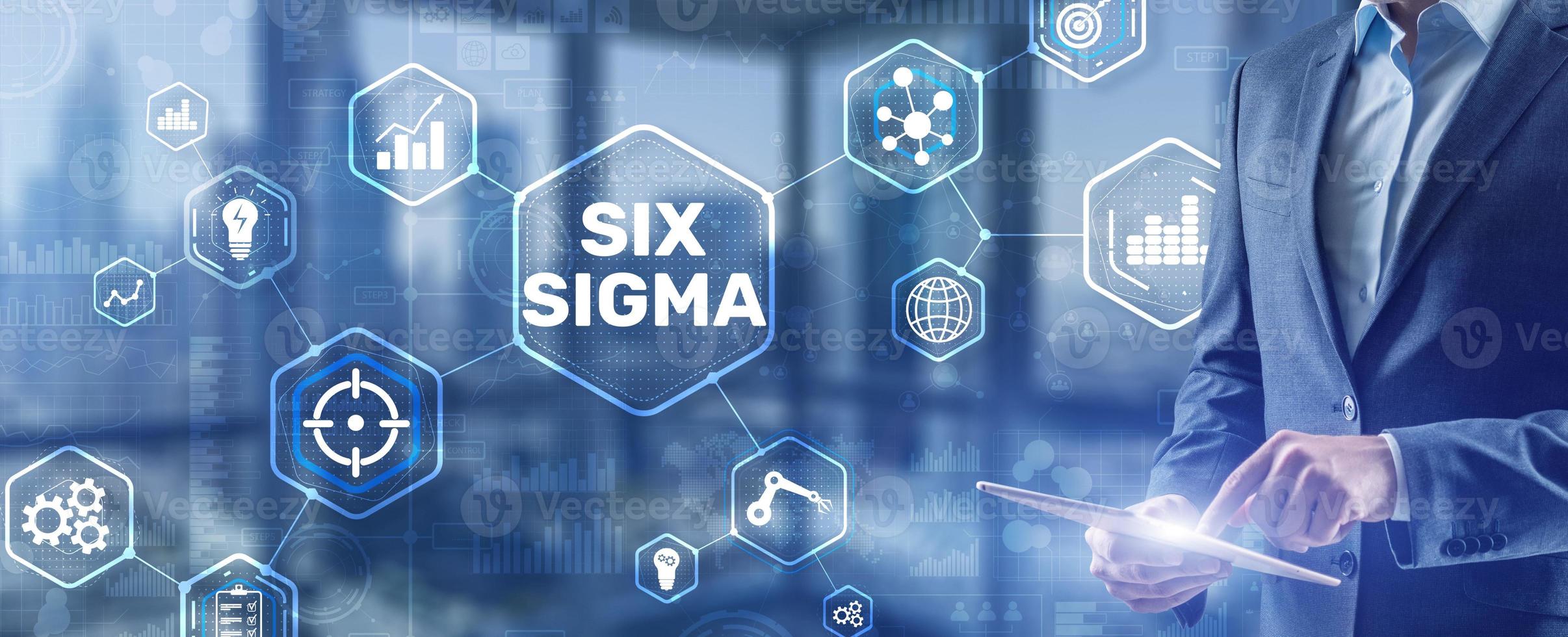 six sigma - ensemble de techniques et d'outils pour l'amélioration des processus 2021. photo