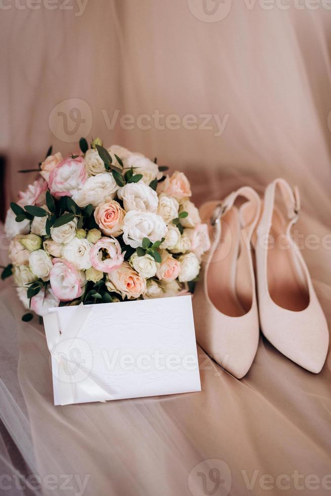 bouquet de mariage de fleurs photo