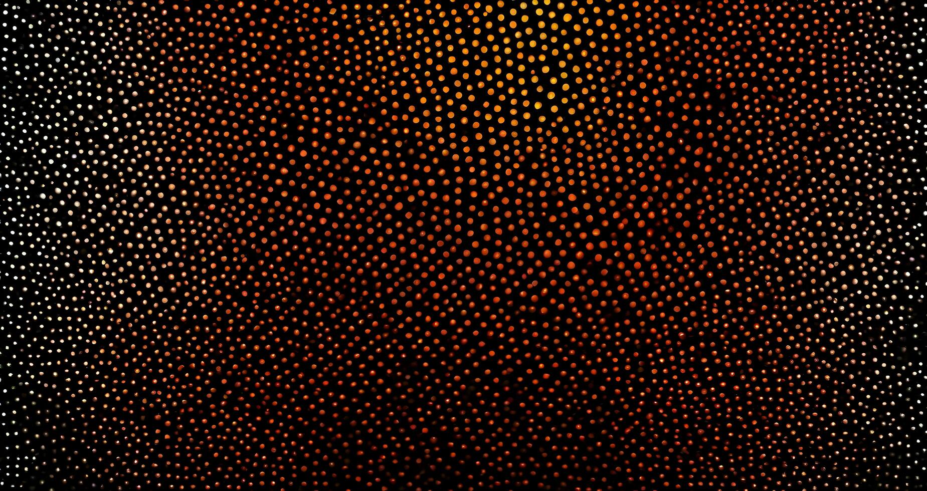 rouge Orange blanc illuminé taches sur noir bruit texture effet. ai génératif photo