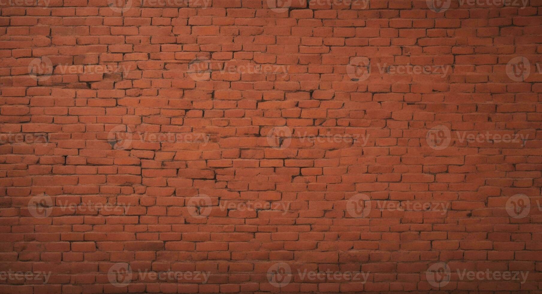 le vieux rouge brique mur. ai généré photo