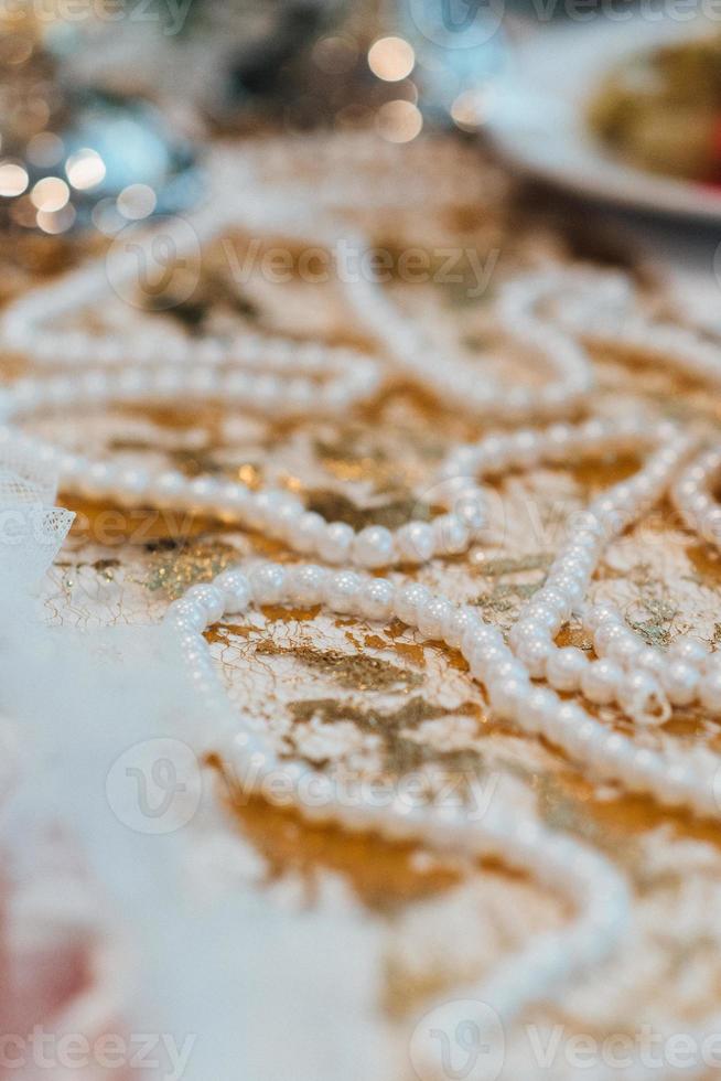 décorations de mariage élégantes en fleurs naturelles photo