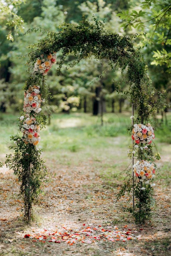 zone de cérémonie de mariage photo