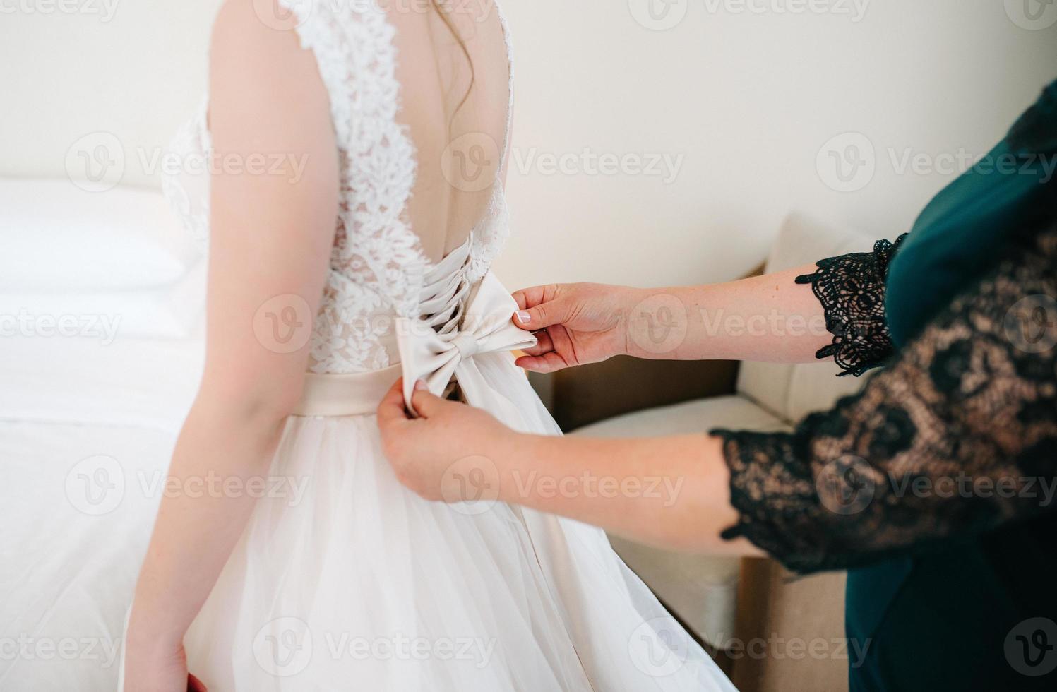 robe de mariée parfaite le jour du mariage photo