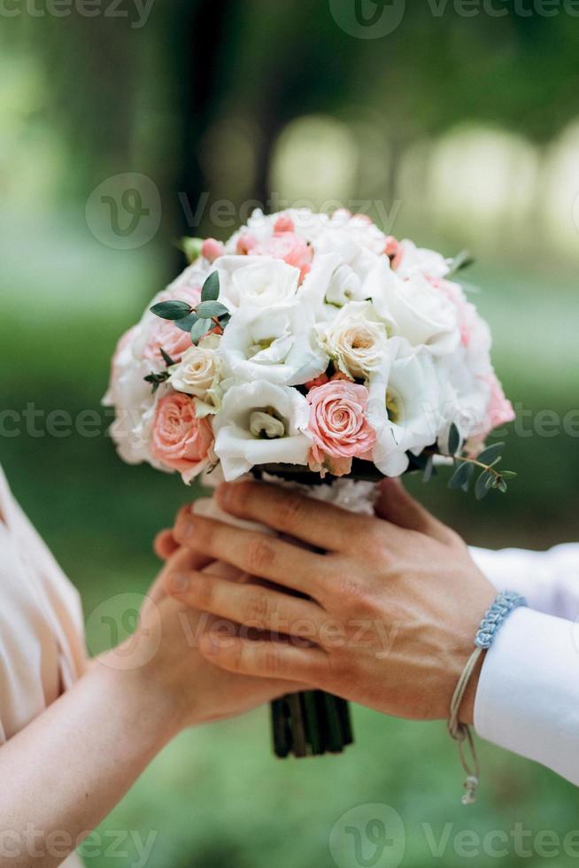 bouquet de mariée mariage photo