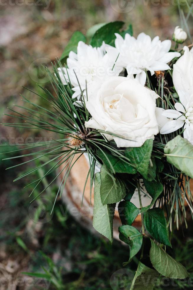 décor de fleurs de mariage photo