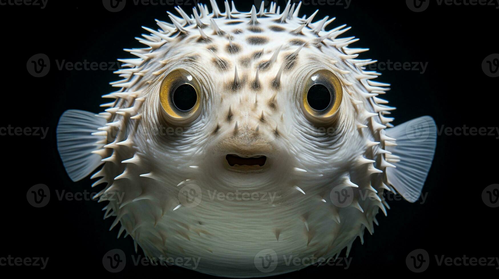 faune la photographie de photo de poisson-globe. génératif ai