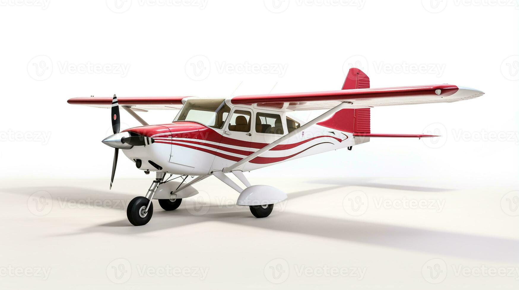 affichage une 3d miniature Cessna 172. génératif ai photo