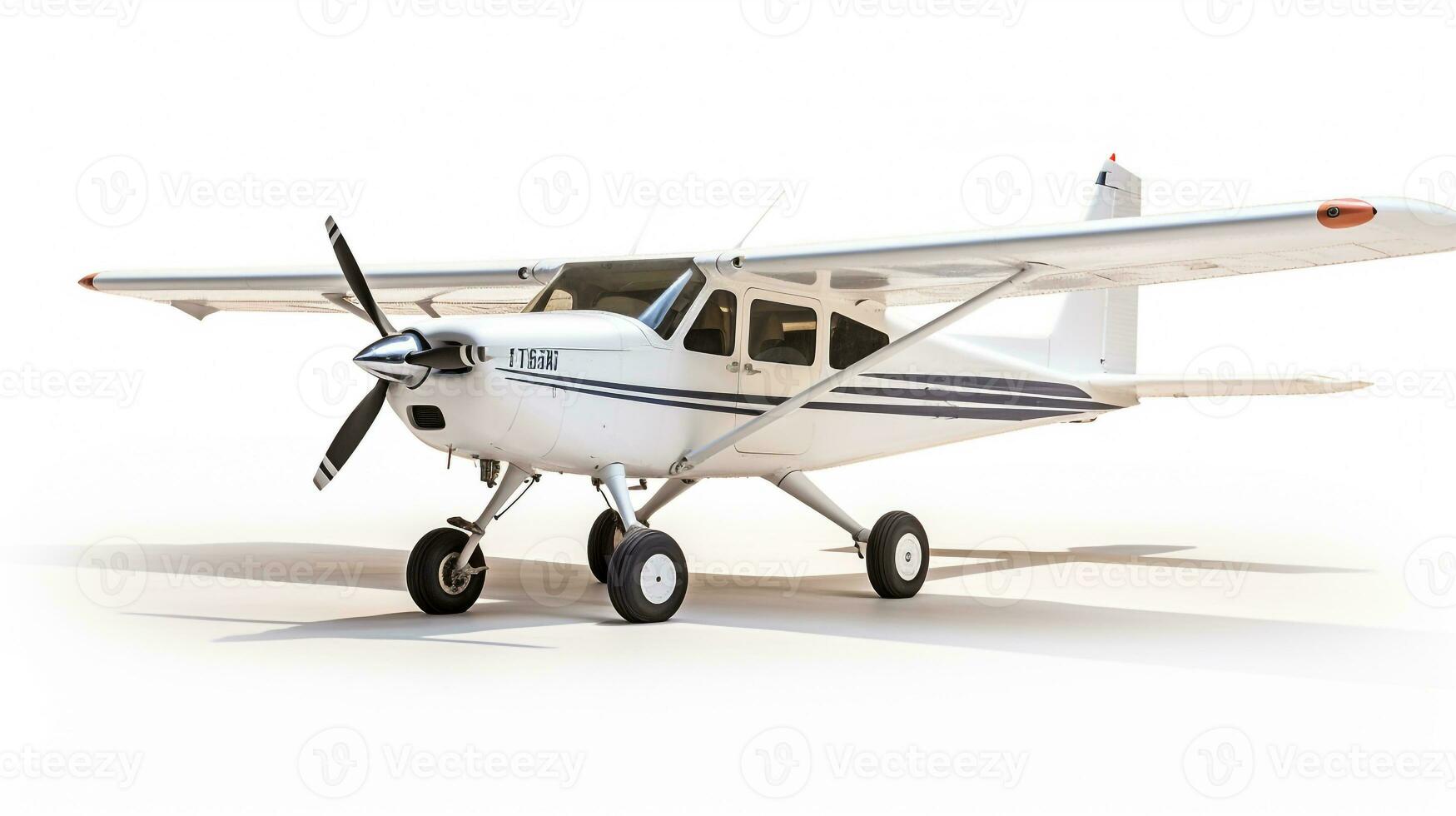 affichage une 3d miniature Cessna 172. génératif ai photo