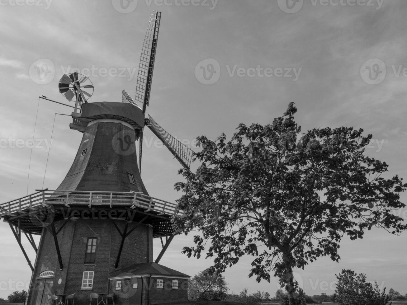 le village de salutation à le Nord mer photo