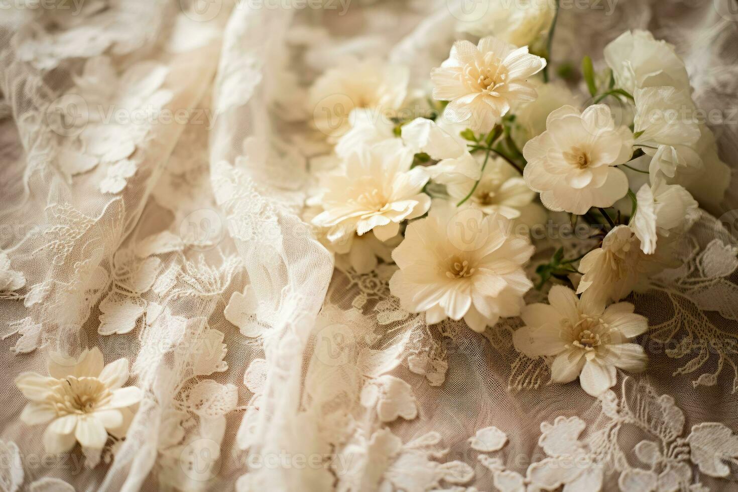 mis en lumière ancien dentelle en tissu révélateur subtil romantique textures et motifs photo