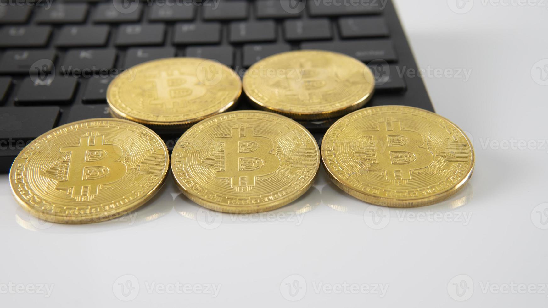 monnaie numérique connue sous le nom de bitcoin photo