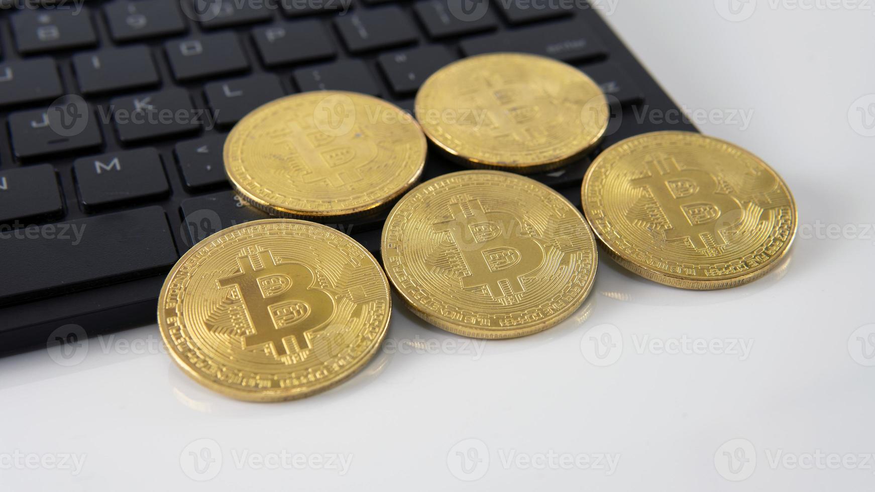 monnaie numérique connue sous le nom de bitcoin photo