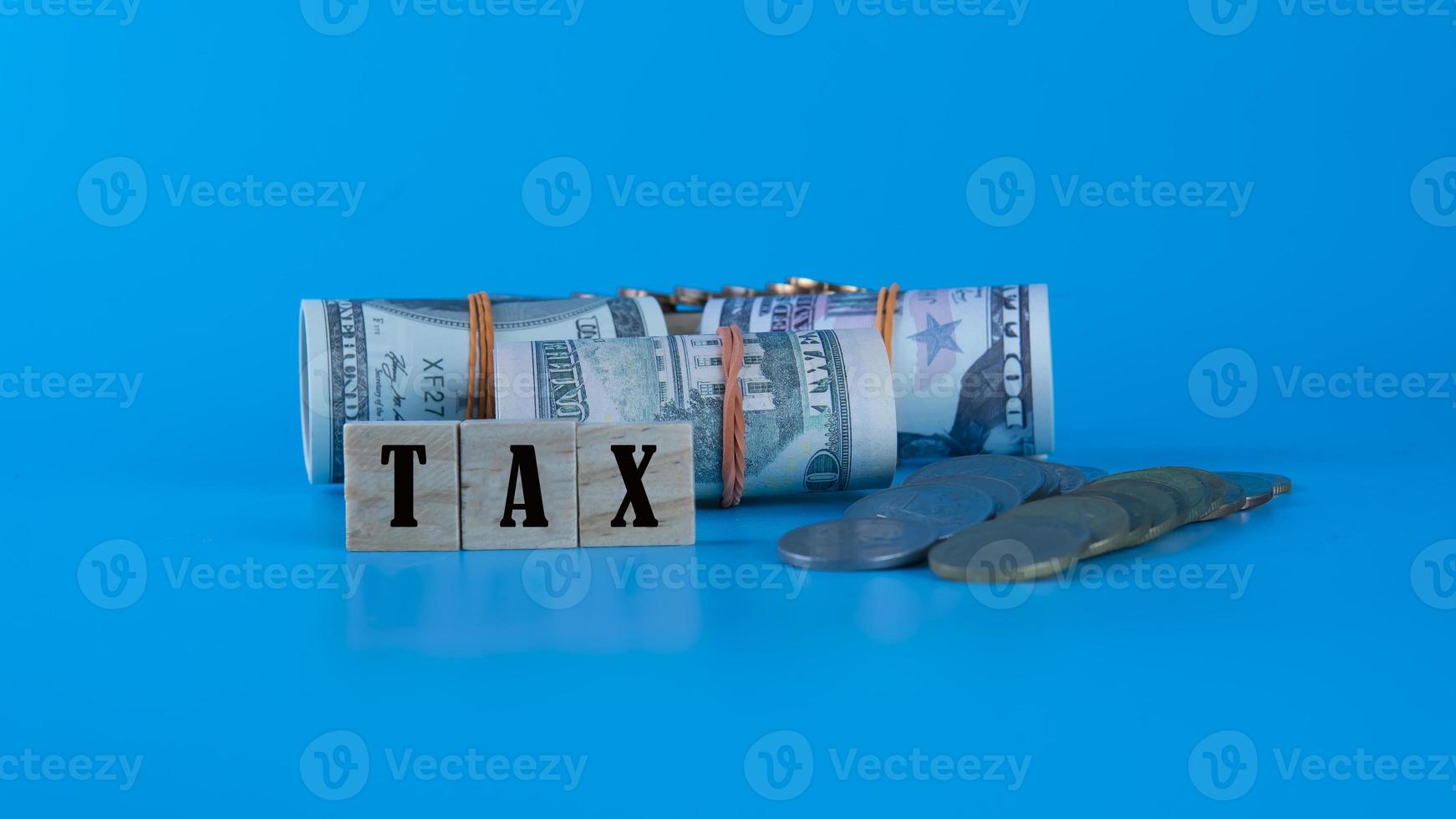 réduction d'impôt réduire le concept de paiement photo