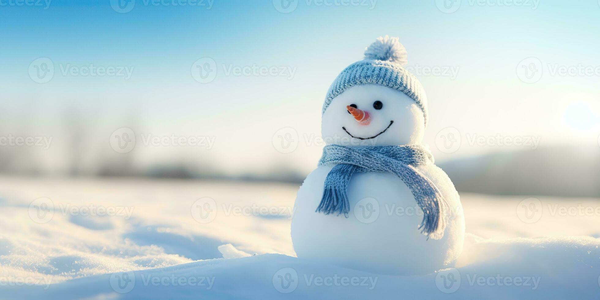 ai généré. ai génératif. hiver boule de neige flocons de neige neige homme bonhomme de neige Noël Nouveau année Noël Contexte moquer en haut. graphique art photo