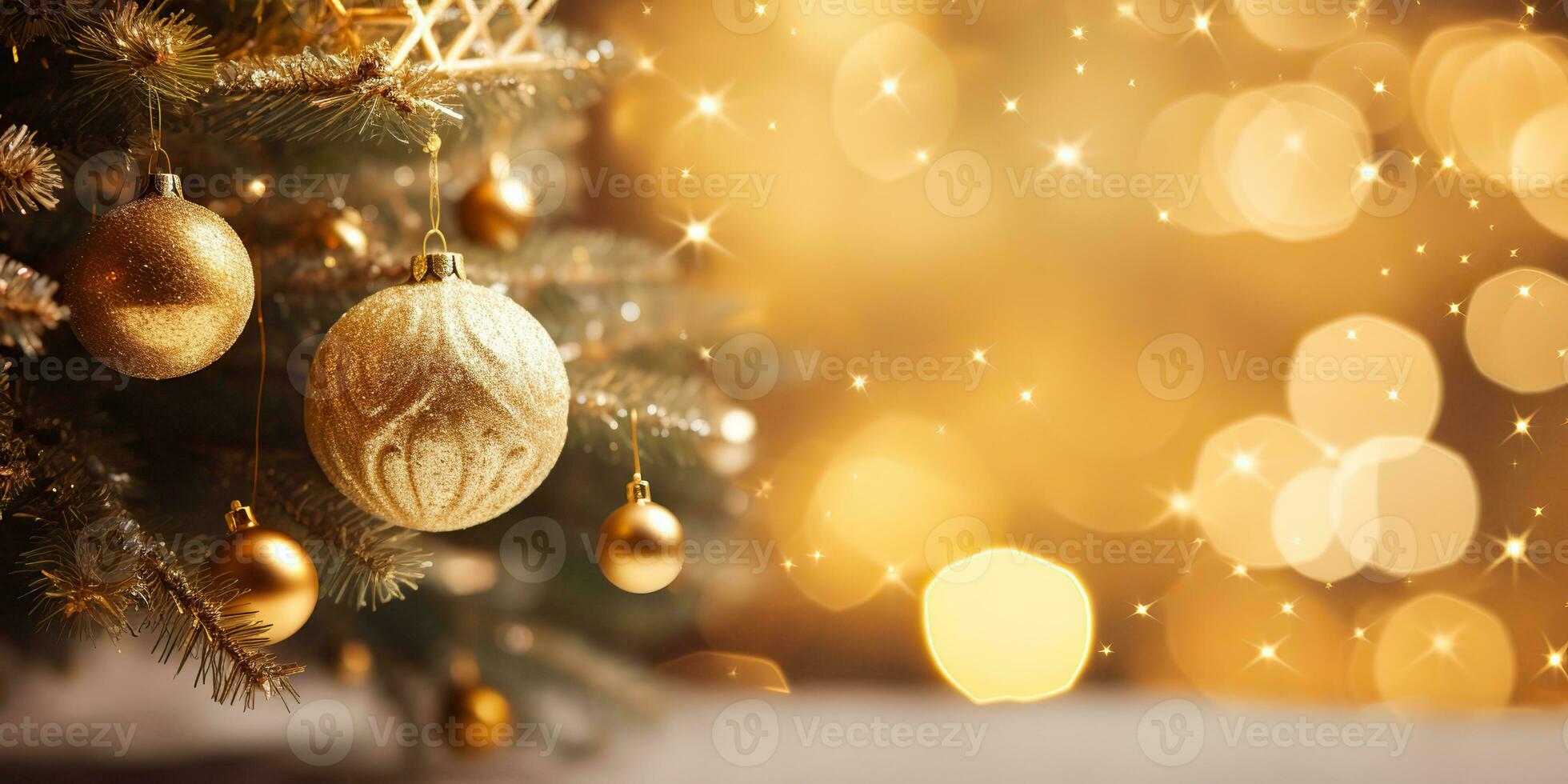ai généré. ai génératif. Noël Noël Nouveau année arbre jouets rond maquette décoration Contexte vacances ambiance. graphique art photo