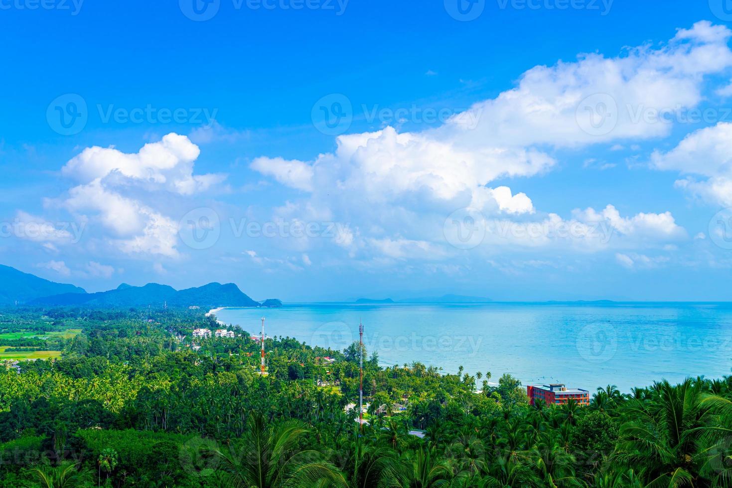 Point de vue de naern thae wada à nakhon si thammarat, thaïlande photo