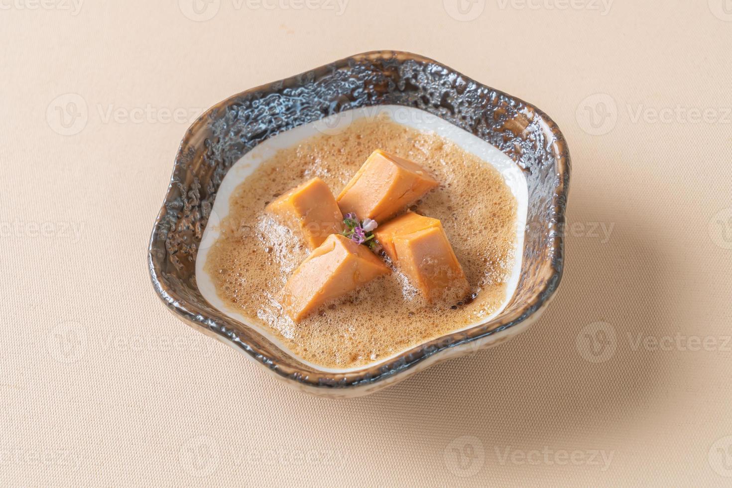 ankimo, foie de lotte sauce ponzu photo