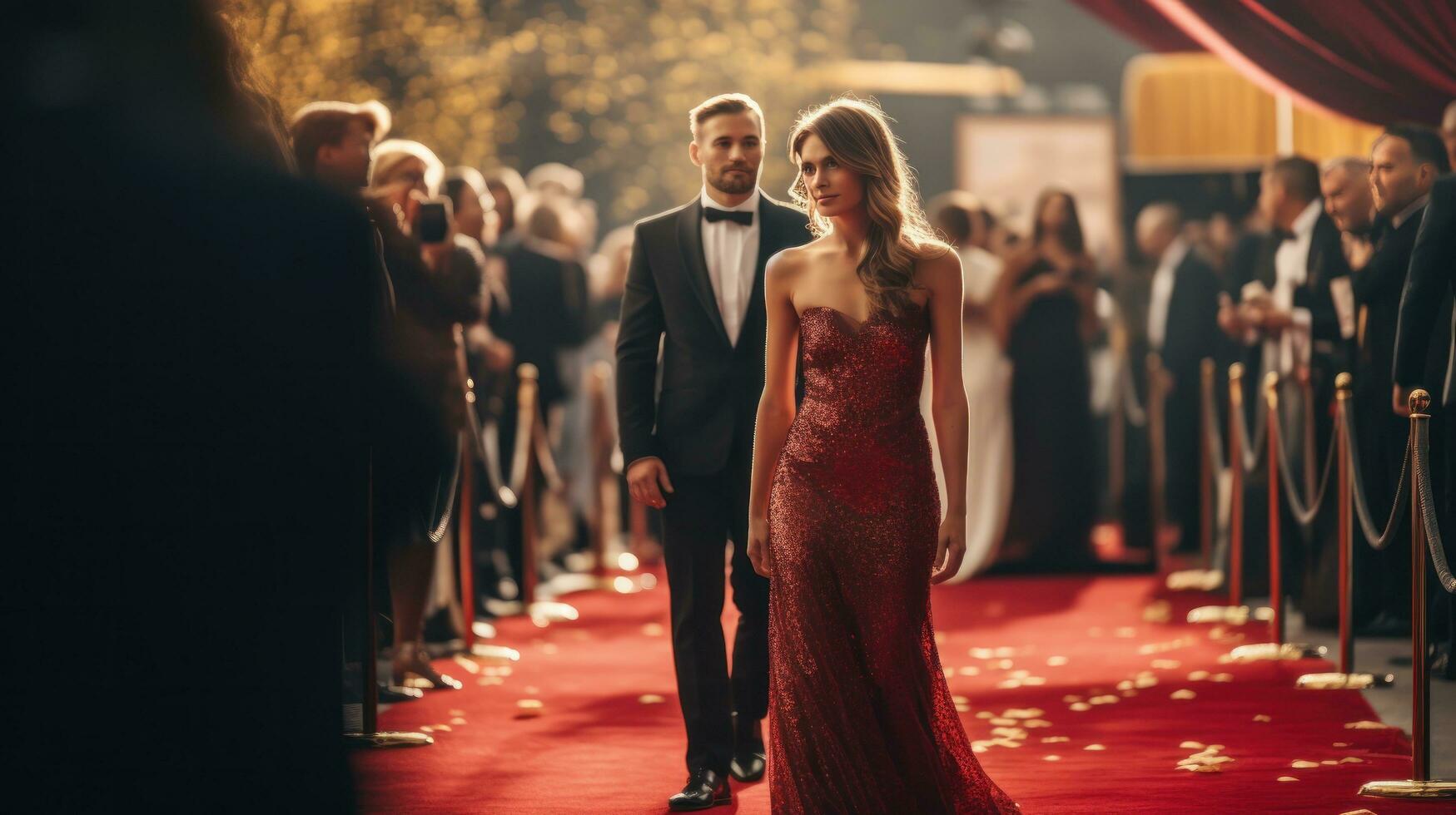 célébrités en arrivant avec limousine en marchant rouge tapis photo