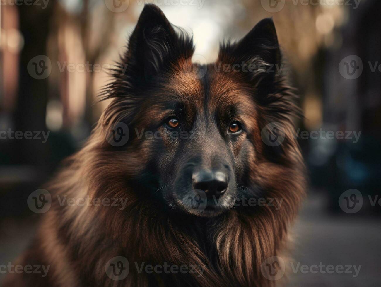 Belge tervuren chien établi avec génératif ai La technologie photo