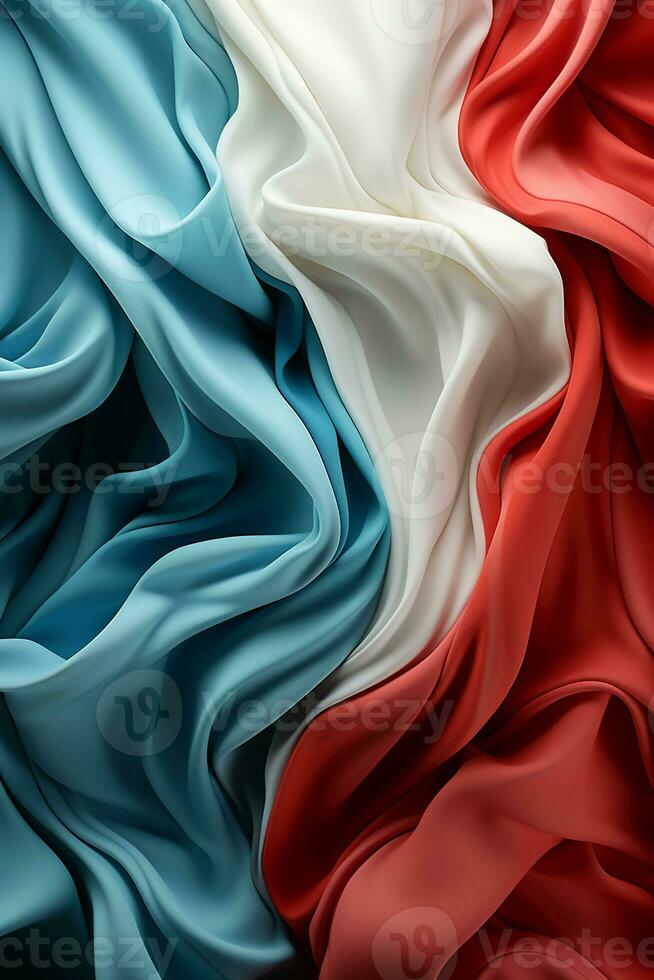 bleu, blanc et rouge sans couture Contexte. ai génératif photo