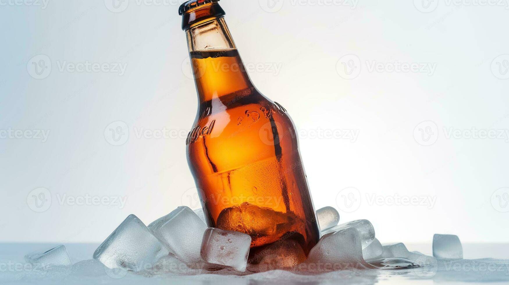 se livrer dans le harmonieux mélange de Bière et la glace pour ultime rafraîchissement. génératif ai photo