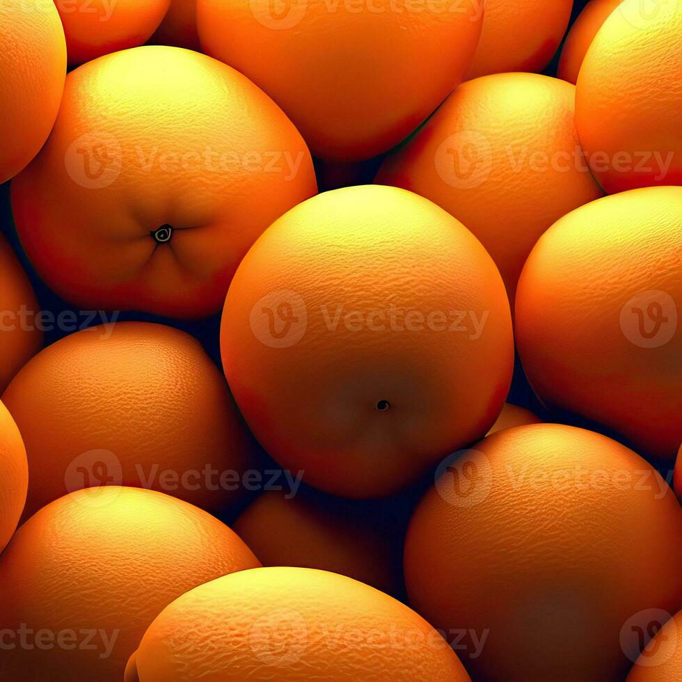 une bouquet de des oranges sont dans une pile avec un cette dit quot pêche citation sur le bas génératif ai photo